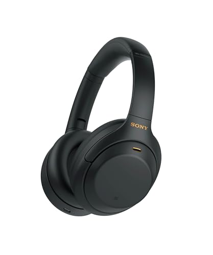 Sony WH-1000XM4 Wireless Premium Noise Canceling Overhead Headphones with Mic for Phone-Call and Alexa Voice Control, Black...