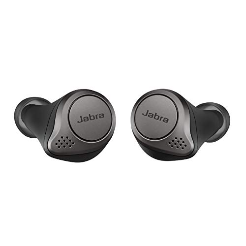 Jabra Elite 75t Earbuds – True Wireless Earbuds with Charging Case, Titanium Black – Active Noise Cancelling Bluetooth Earbuds...