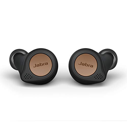 Jabra Elite Active 75t True Wireless Bluetooth Earbuds, Copper Black – Wireless Earbuds for Running and Sport, Charging Case...