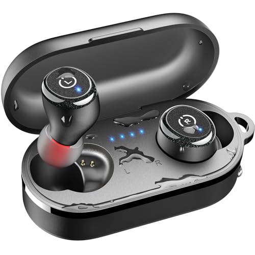TOZO T10 Wireless Earbuds Bluetooth 5.3 Headphones, App Customize EQ, Ergonomic Design, 55H Playtime, Wireless Charging Case, IPX8...