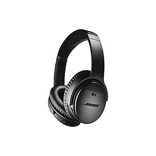 Bose QuietComfort 35 II Wireless Bluetooth Headphones, Noise-Cancelling, with Alexa Voice Control - Black