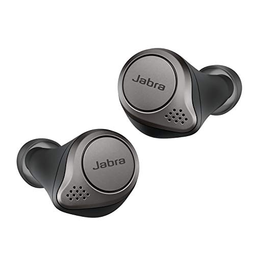Jabra Elite 75t– True Wireless Earbuds with Charging Case, Titanium Black – Active Noise Cancelling Bluetooth Earbuds with a...