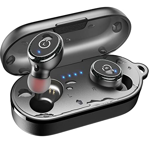 TOZO T10 Bluetooth 5.3 Wireless Earbuds with Wireless Charging Case IPX8 Waterproof Stereo Headphones in Ear Built in Mic Headset...