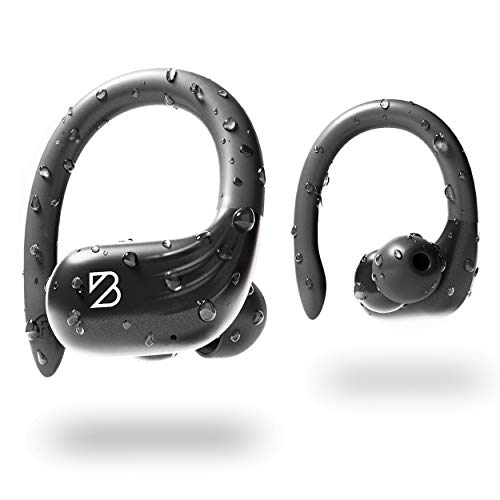 Runner 60 Wireless Running Earbuds, Over Ear Hooks, 80-Hour Long Battery Life, Water-Resistant Wireless Running Headphones. Bass...