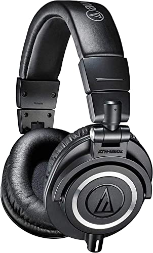 Audio-Technica ATH-M50X Professional Studio Monitor Headphones