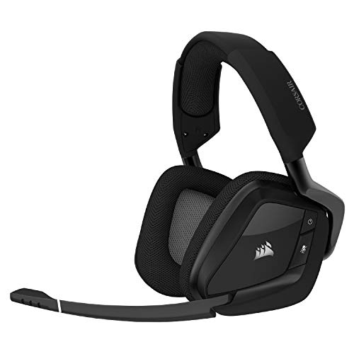 CORSAIR VOID RGB ELITE Wireless Gaming Headset – 7.1 Surround Sound – Omni-Directional Microphone – Microfiber Mesh Earpads...