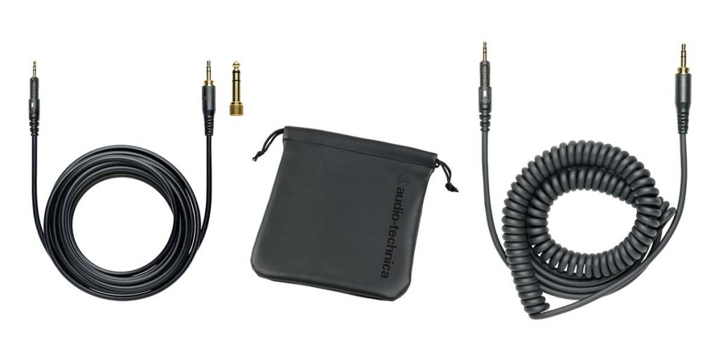 Audio-Technica ATH-M40x Professional Studio Monitor Headphone Cable Details