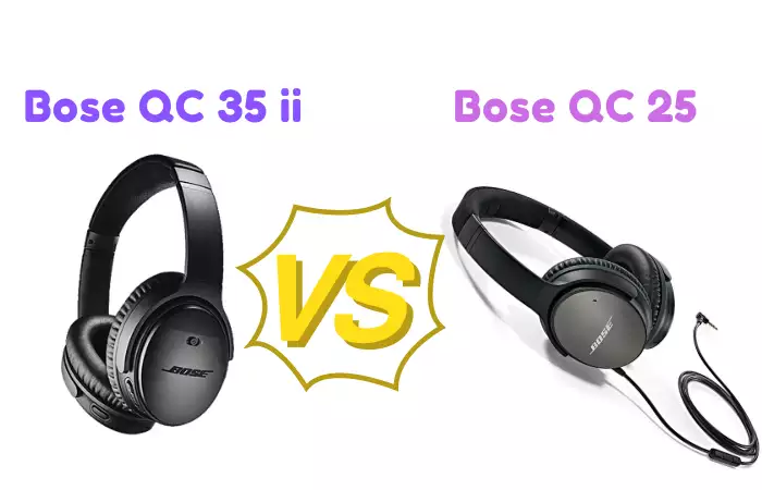 teater Rød dato Frivillig Bose QuietComfort 35 II vs 25: Go for The Best One - Headphone Day